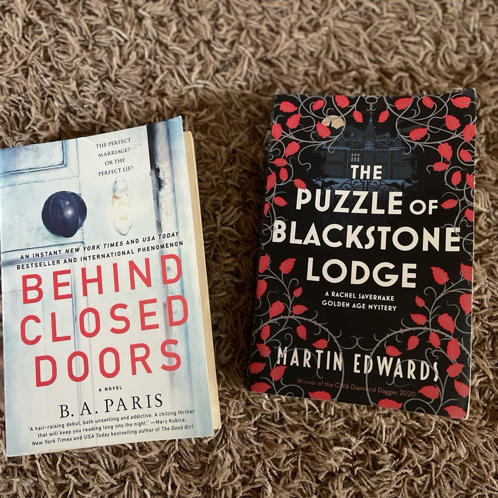2 soft cover books